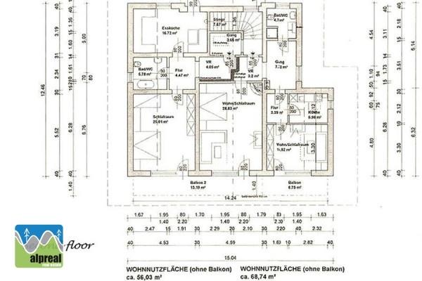 Apartmenthouse with 11 apartments Bad Gastein Salzburgerland