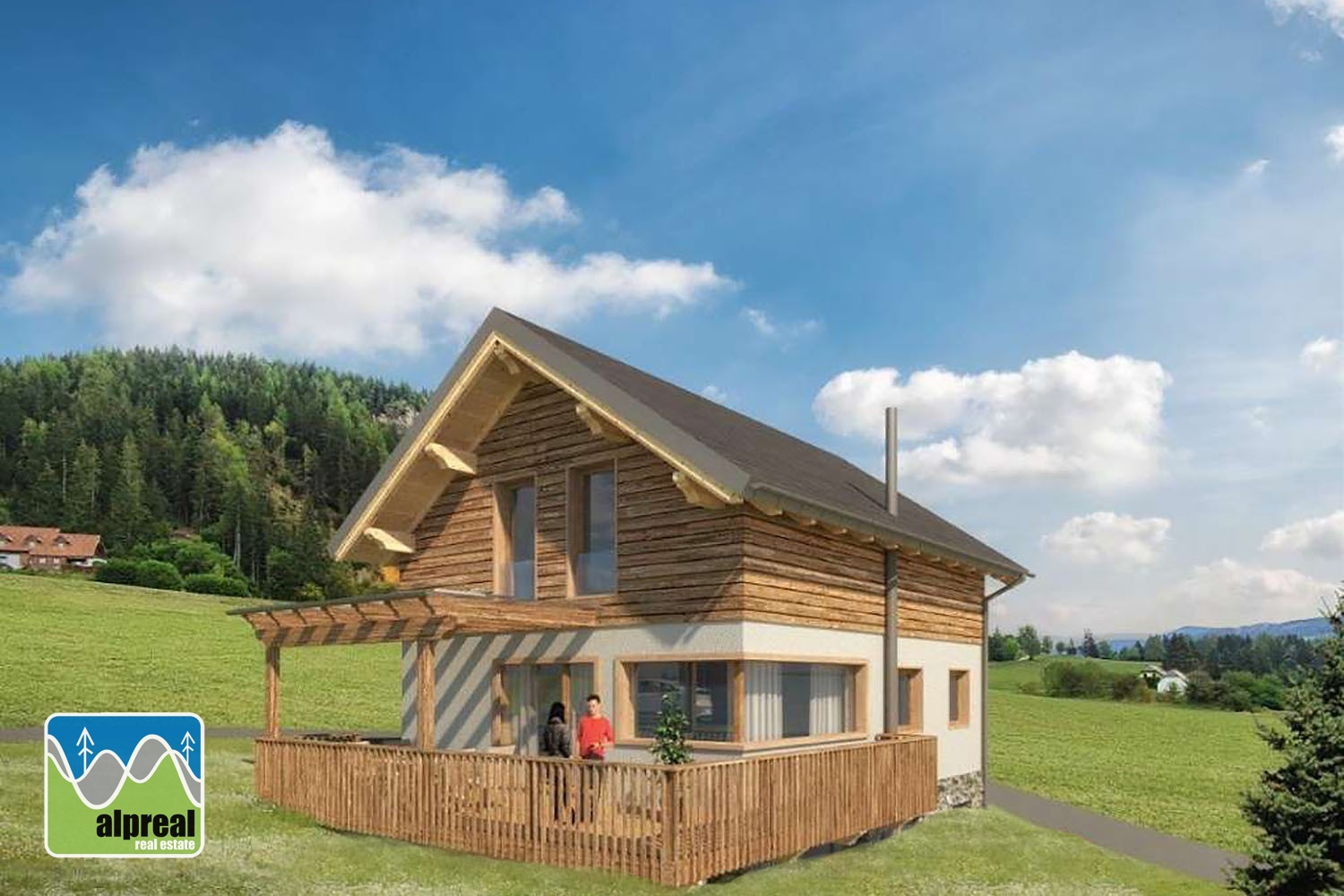 Nieuwbouw chalets 111m2 in St. Blasen - St Lambrecht Steiermark Oostenrijk Nieuwbouw chalets 111m2 in St. Blasen - St Lambrecht Steiermark Oostenrijk