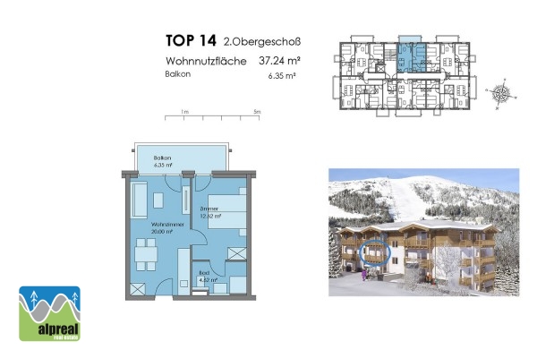 2 kamer appartement Katschberg Salzburgerland Oostenrijk