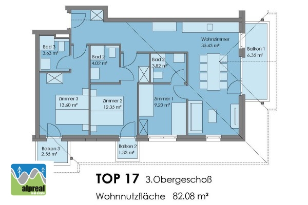 4 kamer appartement Katschberg Salzburgerland Oostenrijk