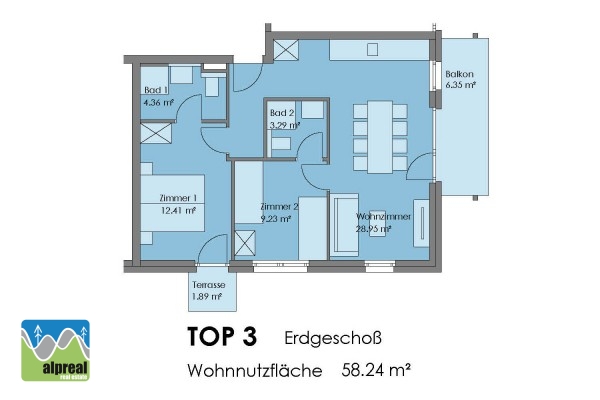 2 bedroom apartment Katschberg Salzburg Austria