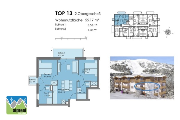 2 bedroom apartment Katschberg Salzburg Austria