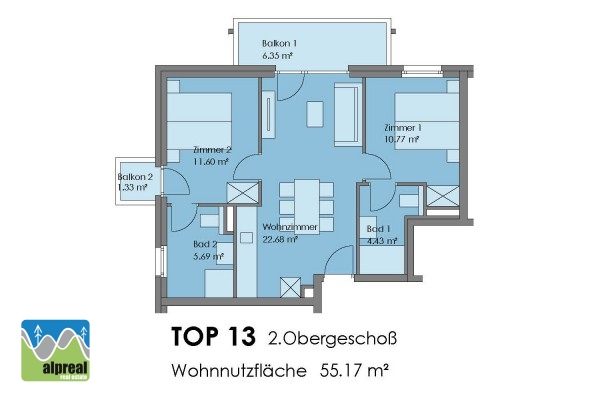2 bedroom apartment Katschberg Salzburg Austria