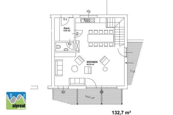 spacious 3-bedroom apartment Zell am See Salzburg Austria