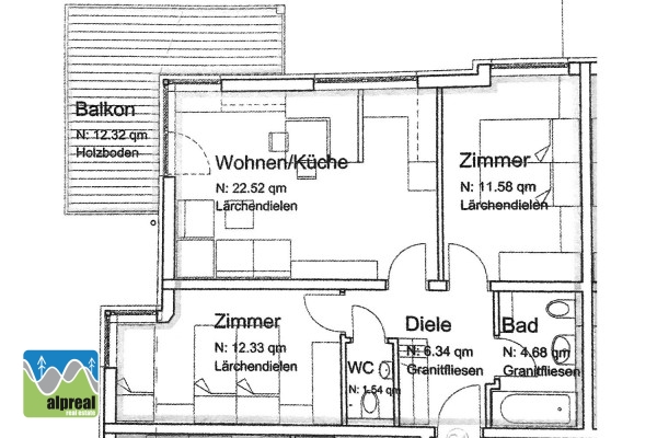 2-bedroom apartment Hochkrimml Salzburg Austria