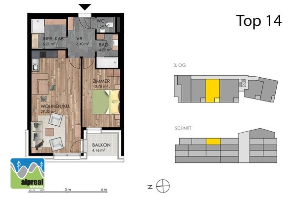 1-bedroom apartment Dienten am Hochkönig Salzburg Austria