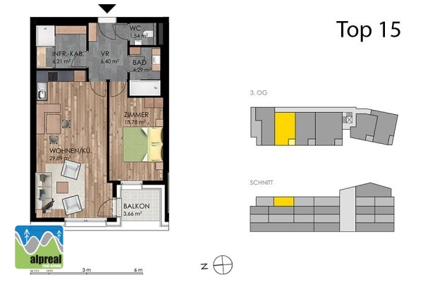 1-bedroom apartment Dienten am Hochkönig Salzburg Austria