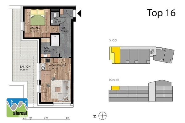 1-bedroom apartment Dienten am Hochkönig Salzburg Austria