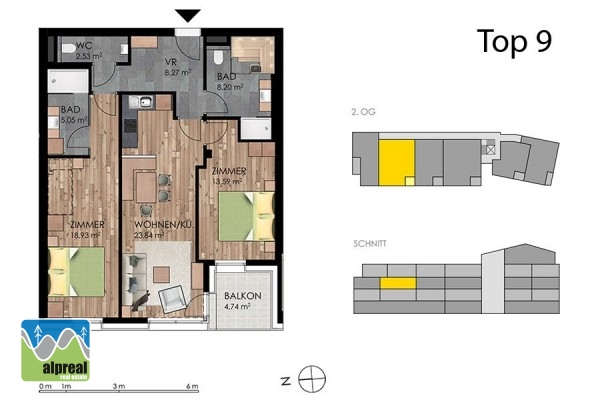 3 Zimmer Apartement Dienten am Hochkönig Salzburg Österreich