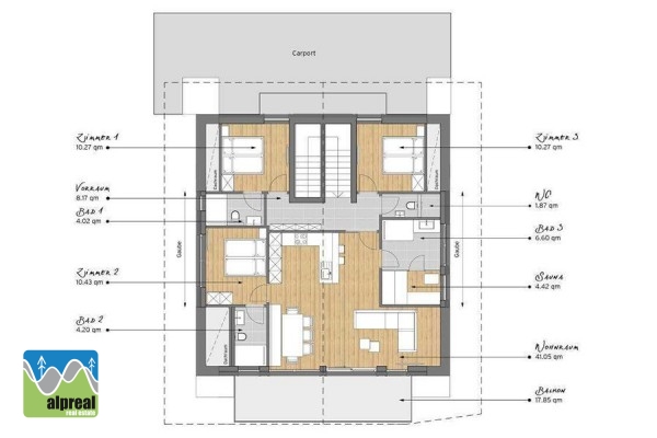 4 Zimmer Penthouse Wohnung Bramberg Salzburg Österreich