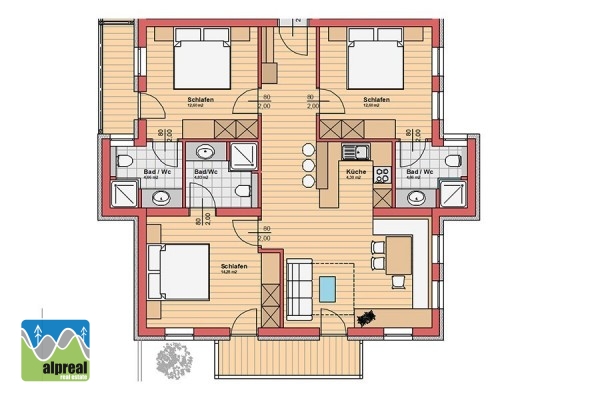 3-bedroom apartment in Wagrain Salzburg Austria