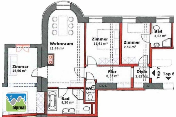 4-kamer appartement in Zell am See Salzburgerland Oostenrijk