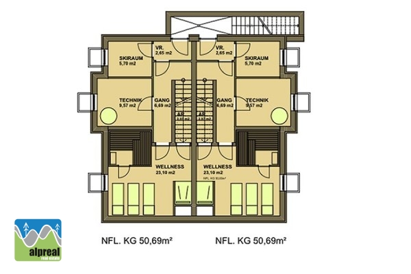 Project met 4 chalets Niedernsill Salzburgerland Oostenrijk